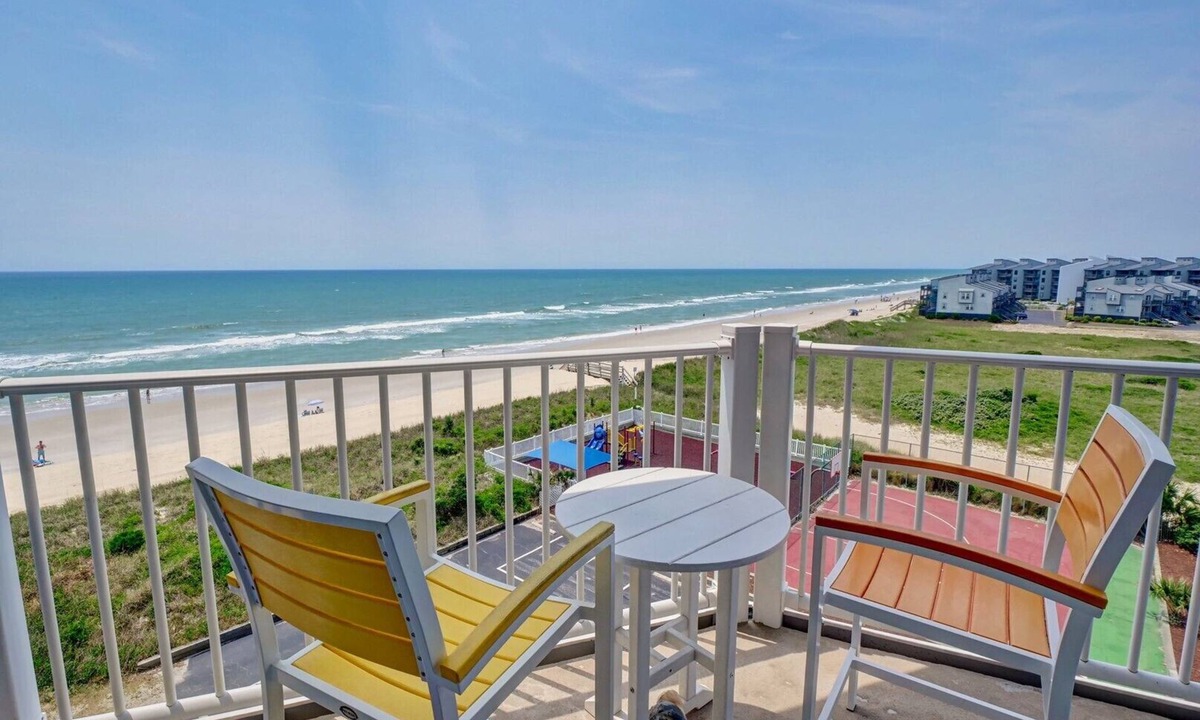 Sneads Ferry Condo | 2 Bedroom Oceanfront Bedroom - Sea of Dreams