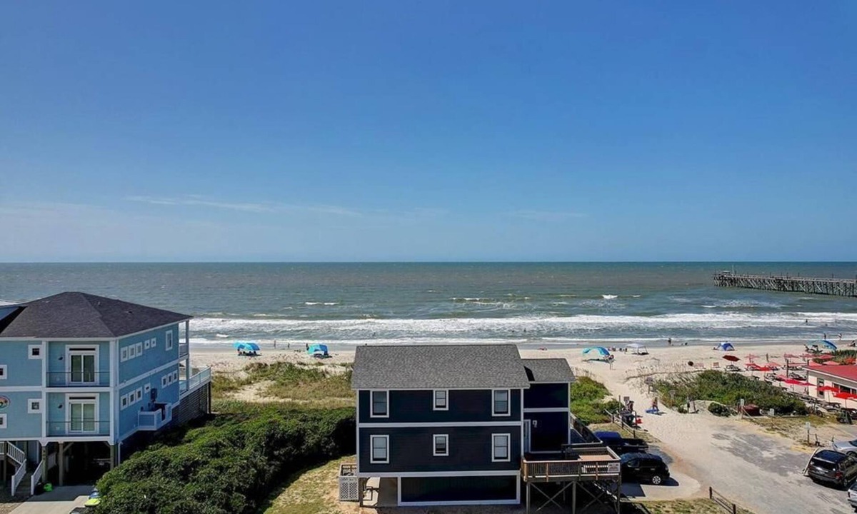 Yaupon Beach House | 5BR/4BA Home - REMODELED, Oceanfront, Close to Pier, Sleeps 10