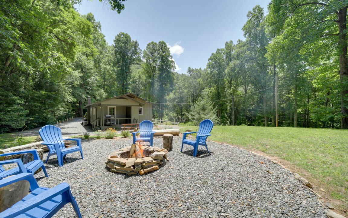 Bryson City Cottage | 70 m² Cabin ∙ 2 bedrooms ∙ 6 guests