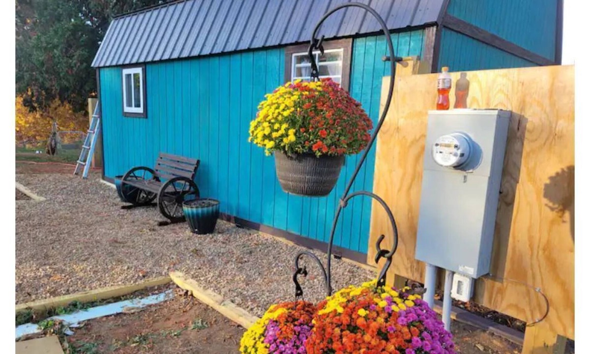 Candler Cabin | A delightful tiny home that is perfect for 2 but can sleep 4, pet friendly.