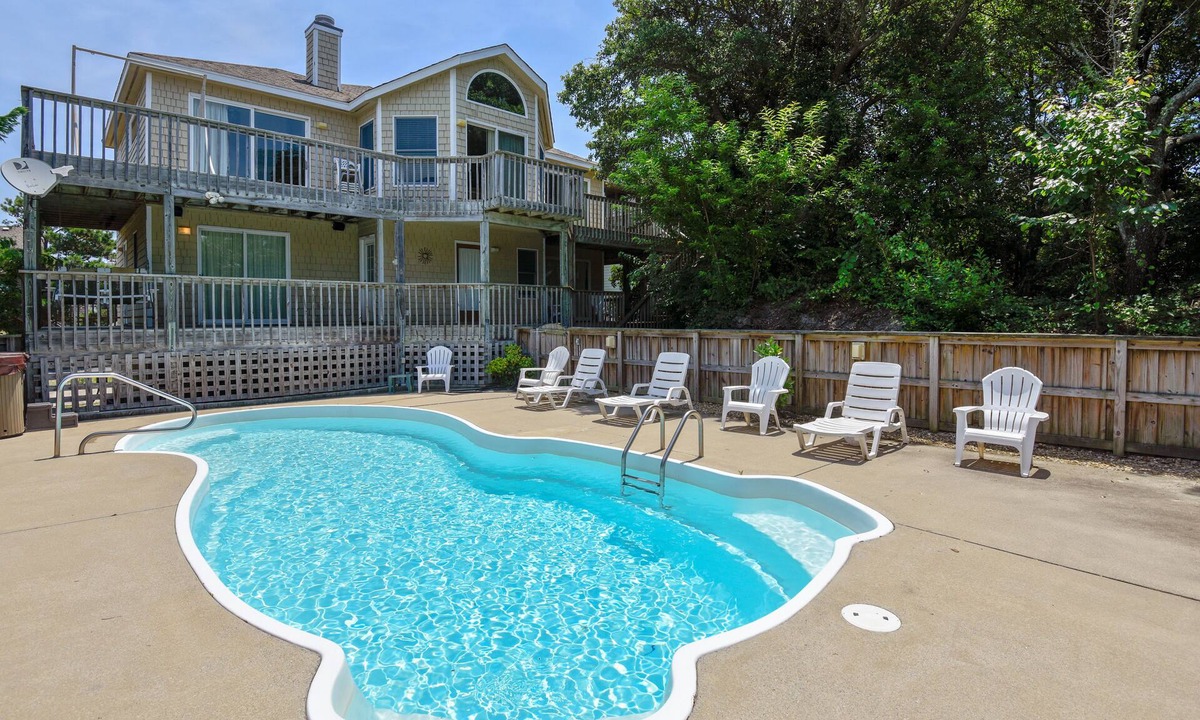 Whalehead Beach House | Amazing Sunsets. Sound Views. Private Pool.