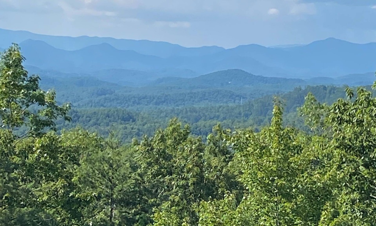 Murphy Cabin | Amazing view,sleeps 7 hot tub,Wi-Fi, game room,fire pit total privacy on 4 acres