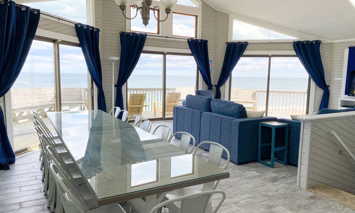 South Nags Head House | Amazing Views! Large Oceanfront! 3 King Master Bedrooms!