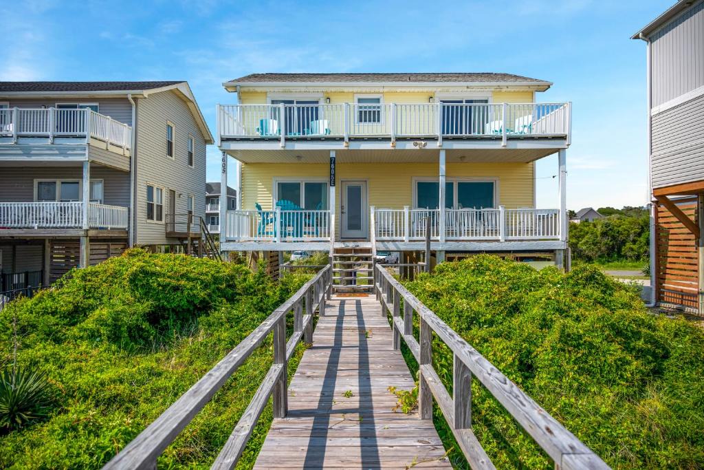 Yaupon Beach House | Beach Walkers by Oak Island Accommodations