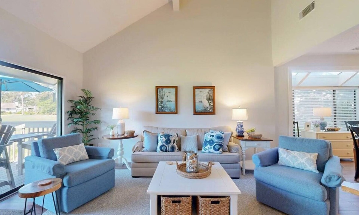 Palmetto Dunes Villa | Beautiful Golf Course Views From Your Private Deck!