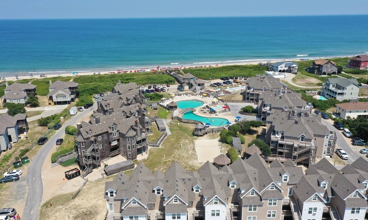 Duck Condo | BIS-Duck Resort - 1BR/1BA - Great Location, Pool, and Beach!
