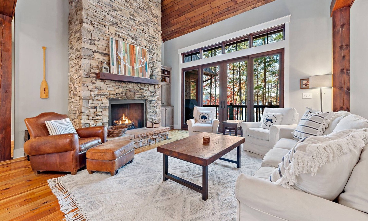 Nebo Cabin | Bluegill Lodge | Lakefront Luxury, Private Dock & Access to Camp Lake James Amenities!