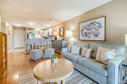 Wilmington Beach Apartment | Breezy Carolina Beach Condo with Balcony and Pools!