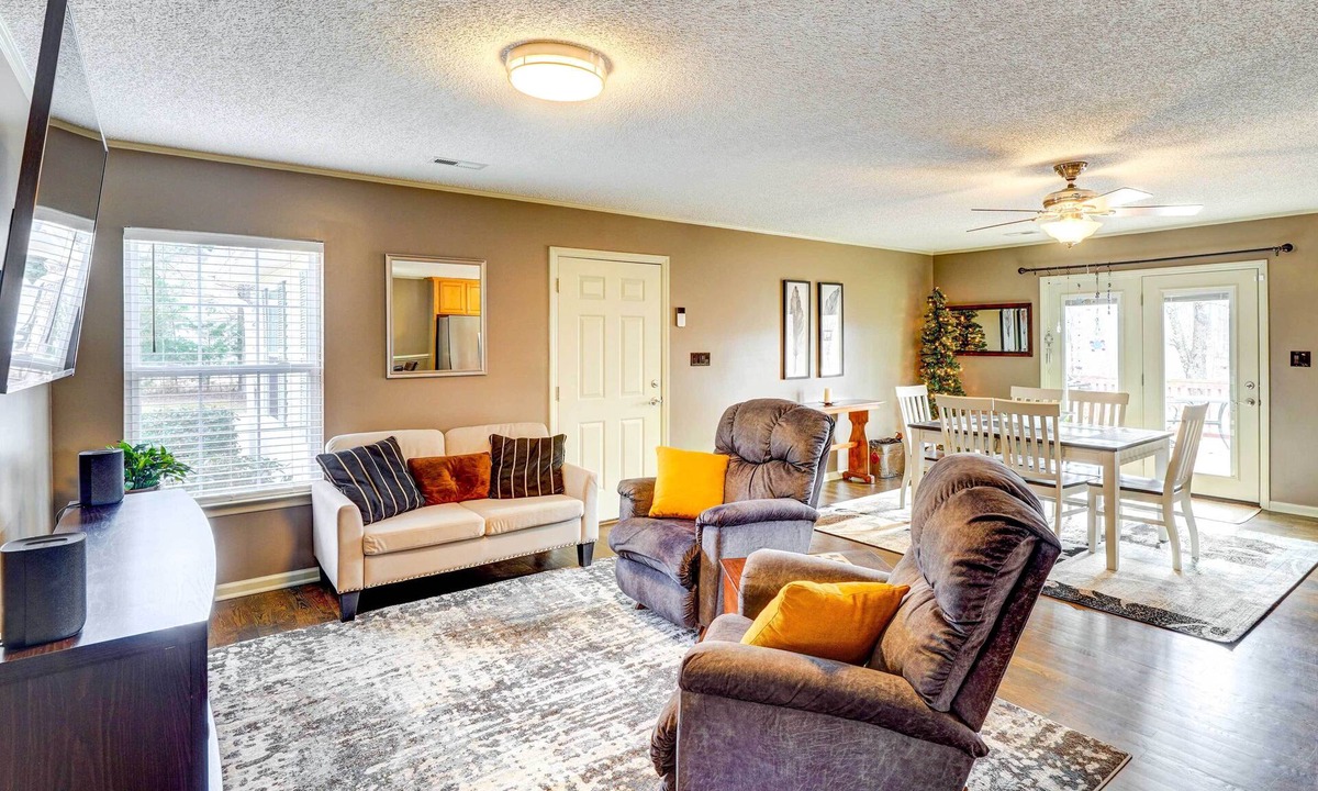 Browns Summit House | Browns Summit Vacation Rental w/Fire Pit!