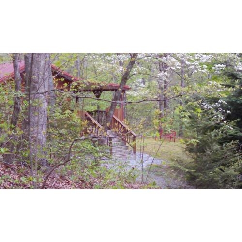 Hendersonville House | Cabin in the Woods-Peaceful 1BR 20-Acre Rural Retreat-HotTub&WiFi near Asheville
