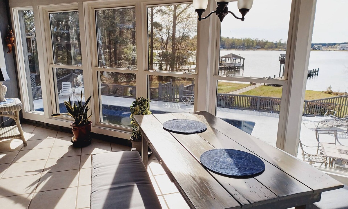 Bath House | Cabin on the Creek /Private Swimming Pool and Pier - Bath NC