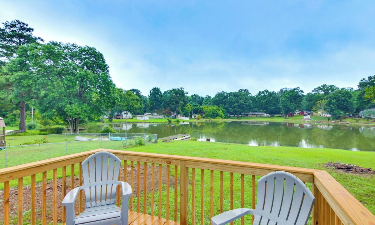 Lancaster House | Cedar Pines Lake Views! Charming Waterfront Home