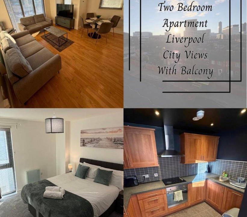 Vauxhall Apartment | Central Liverpool 2-Bed Balcony Apartment by StaySavvy Accommodation
