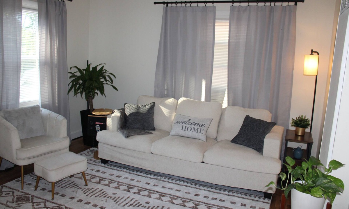 Charlotte House | Charming 2-bedroom home filled with lovely natural light on a quiet street