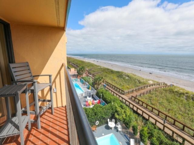 Carolina Beach Apartment | Coastal Cabana - Enjoy the gorgeous oceanfront sunrise from your 4th floor balcony, Walk to the Carolina Beach Boardwalk condo