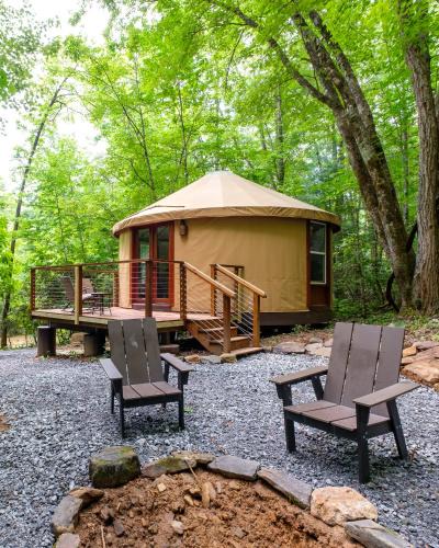 Balsam Grove Other | Couples Yurt - The Dreamer at Valley Bear Farms Resort