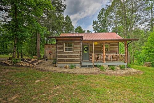 Cosby House | Covered Deck & Fire Pit: Smoky Mountain Cabin