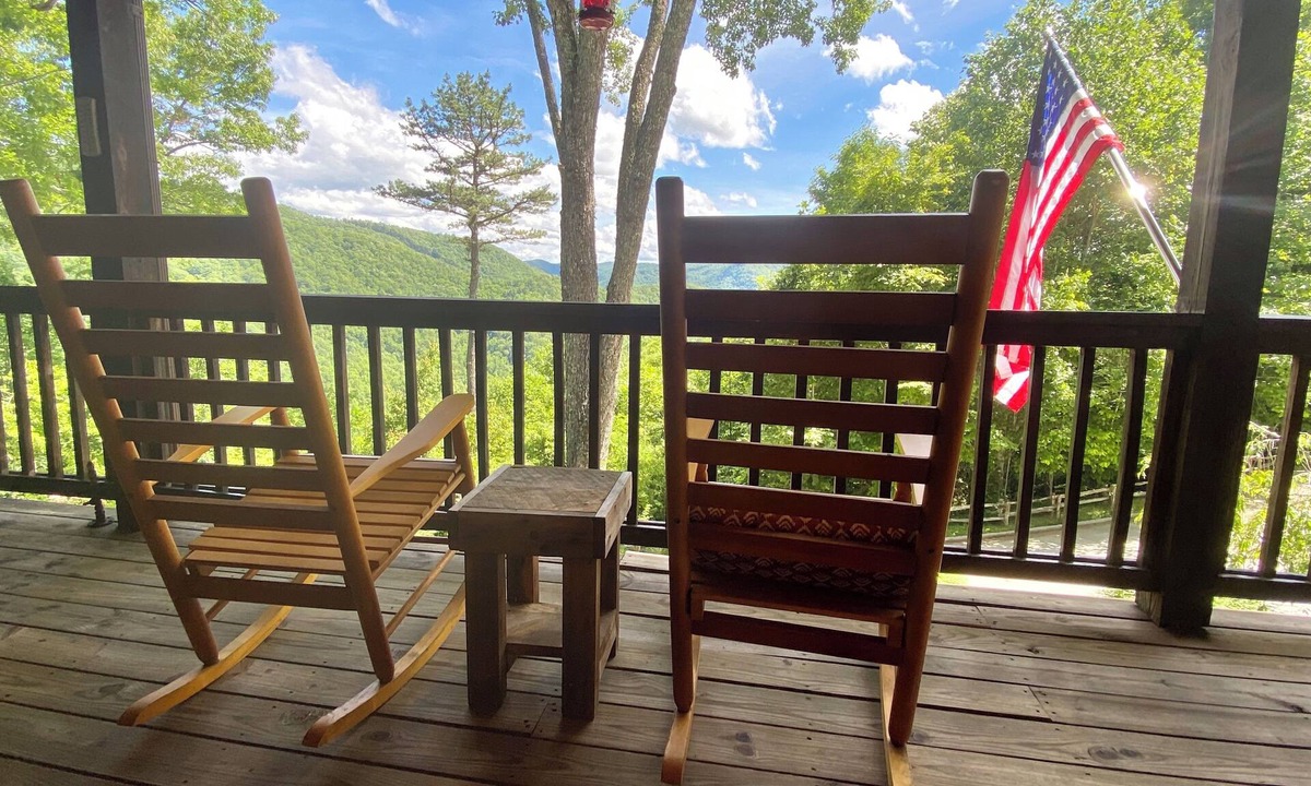 Tuckasegee Cabin | Cozy Mountain Cabin with Stunning Views, Fire Pit, Close by Trails & Lake!