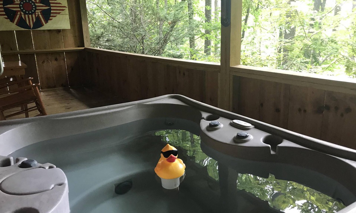 Candler Cabin | Cuddle Up and Relax- Hot Tub, Fireplace, Romantic, View, Free WiFi, Pet Friendly