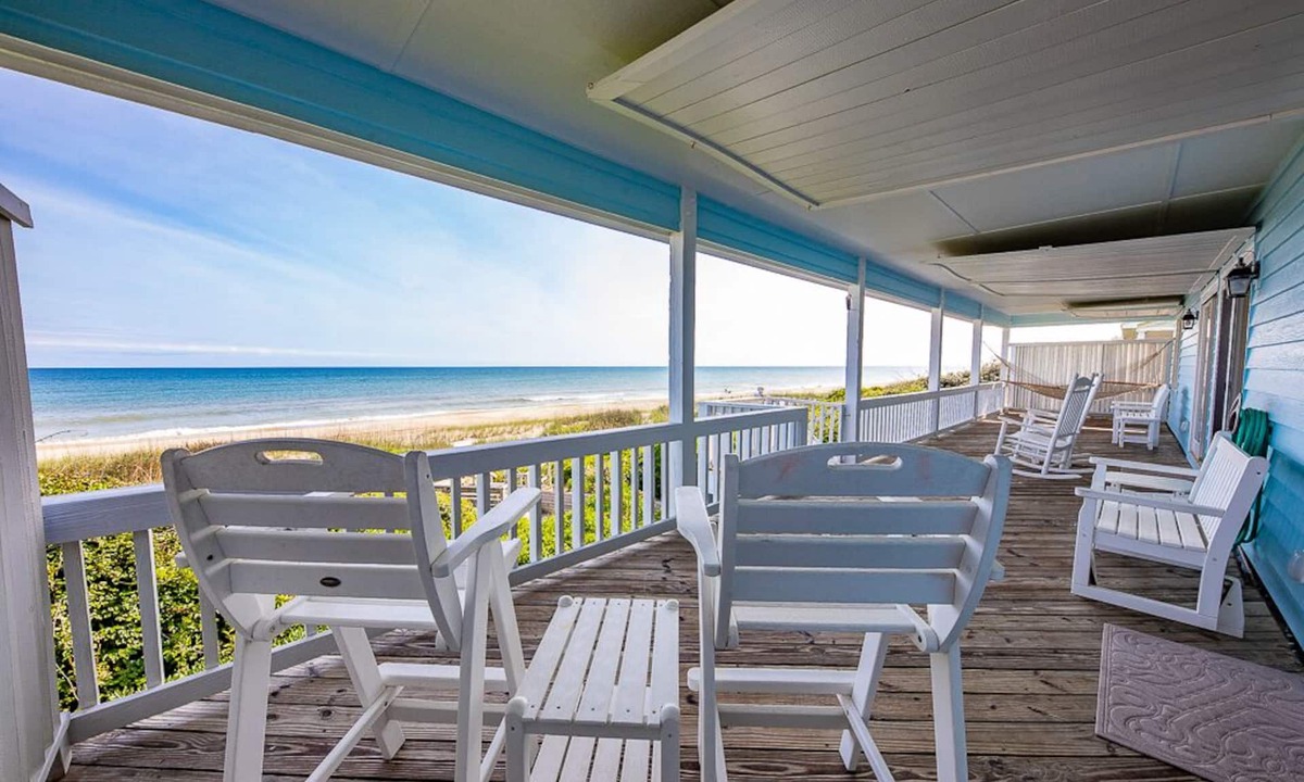 Pine Knoll Shores House | Fall is Beach Time: Sunny, Warm Ocean, Great Fishing! WiFi to ‘Work’ IF You Must