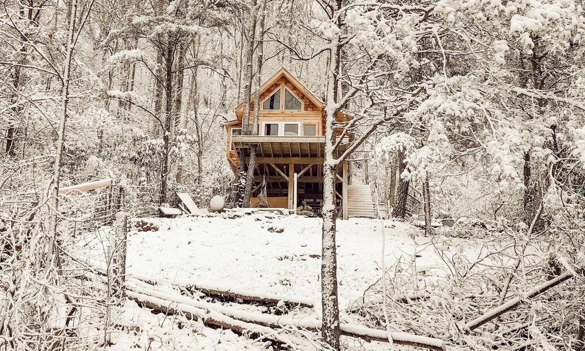 Canton House | Flowertown Charm Off-Grid Treehouse w/Highland Cows