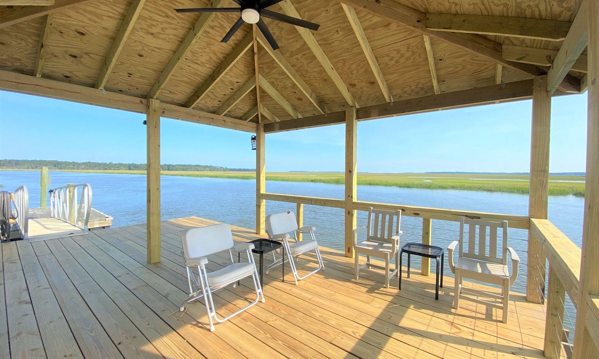 Edisto Island House | Gone Away - Angler's Paradise; Expansive Creek Views; Private Deep Water Dock; Sunset Views