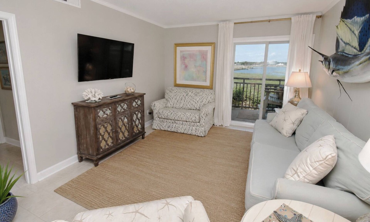 Gulf Stream Estates Condo | Inlet Pointe 23 - Second Row (Channelfront) in Garden City Beach