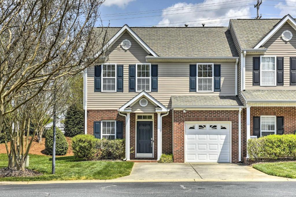 Deep River House | Inviting High Point Townhome with Patio and Privacy!