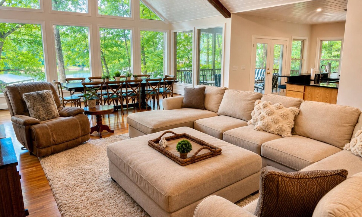 Winchester House | Lake front Tim’s Ford Retreat, 6BR, Kayaks, Dock Near Twin Creeks