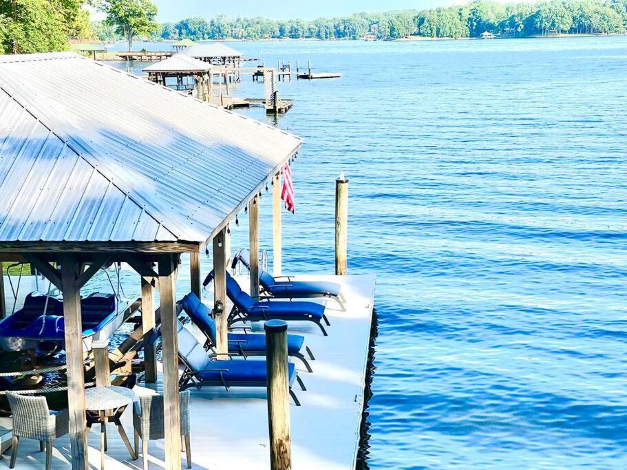 Terrell House | Luxury lakefront house with large private dock, game room, hot tub, water toys and more on Lake Norman
