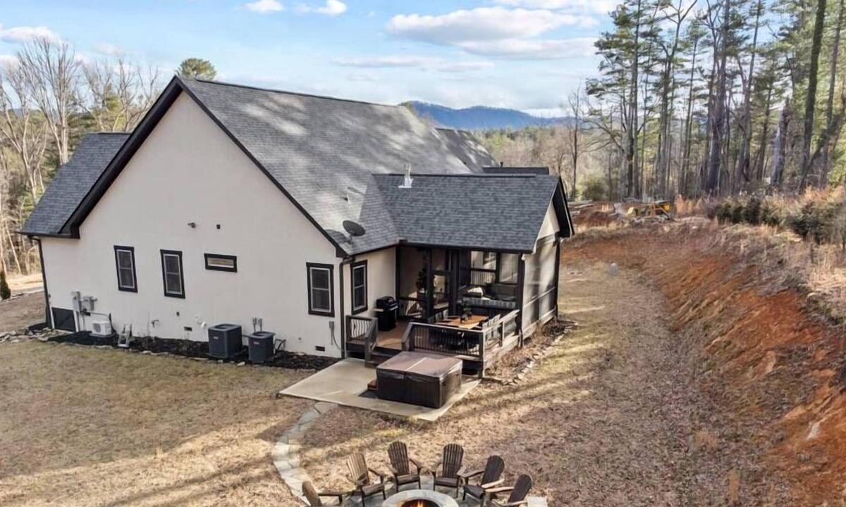 Hendersonville House | Mountain Retreat with Game Room, Hot Tub, Fire Pit