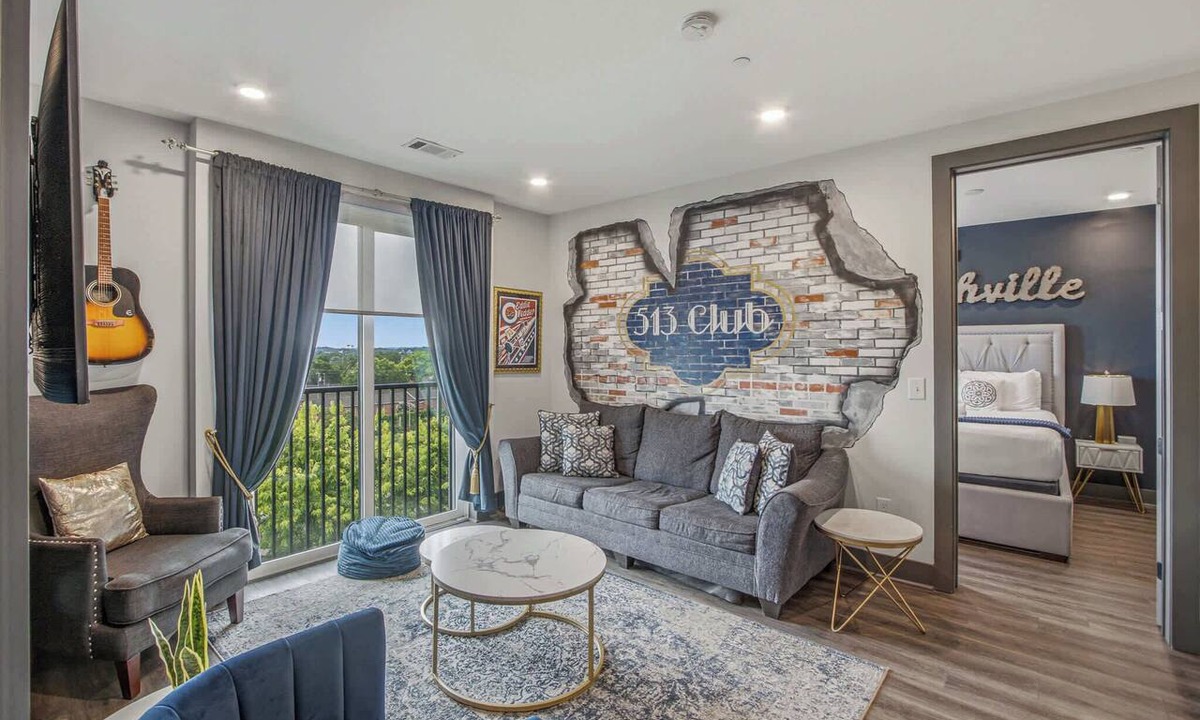 Rolling Mill Hill Condo | Muse | Rockstar downtown condo with private balcony, central AC & gym