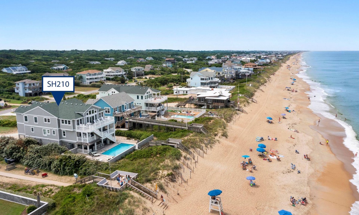 Southern Shores House | Neptune Dunes: Oceanfront, Saltwater Pool, Hot Tub