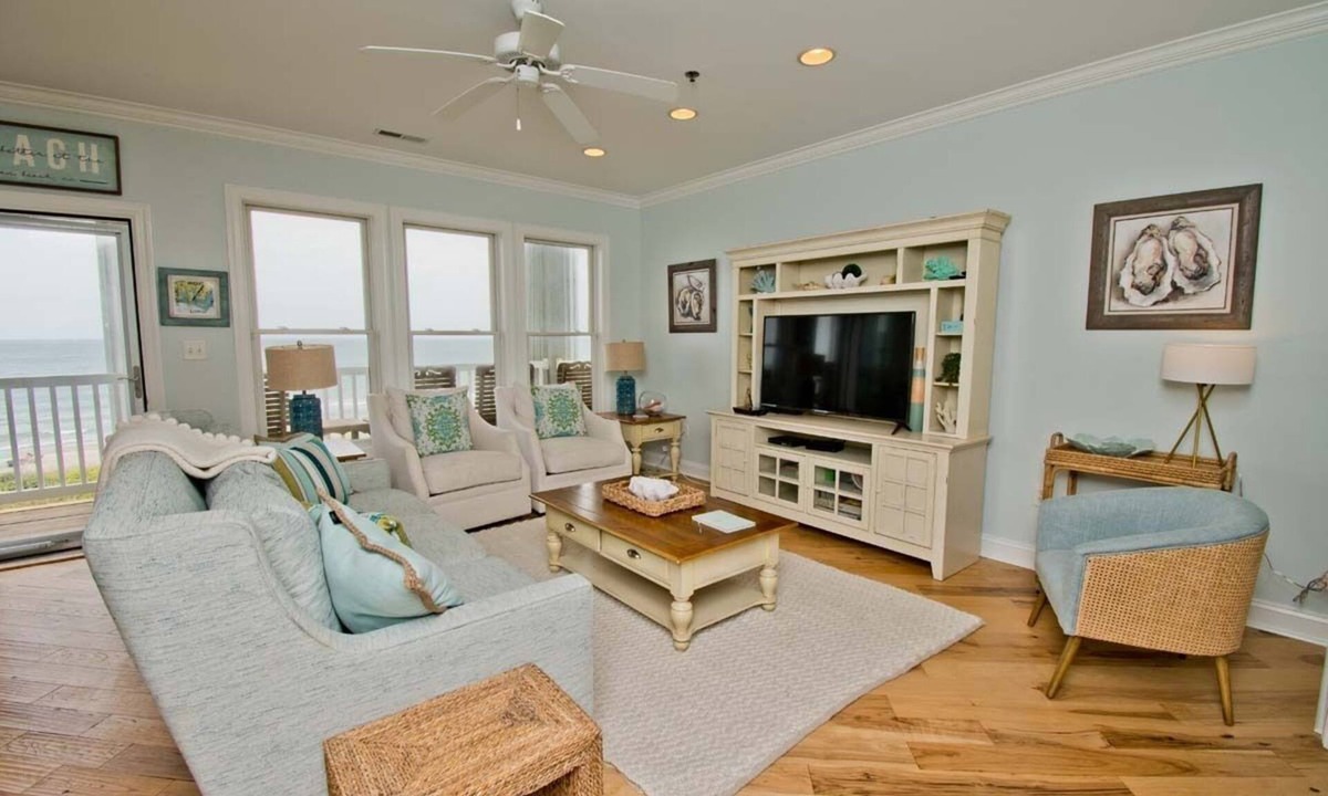 Indian Beach Condo | Ocean Club A203, Oceanfront Condo in Indian Beach, NC!