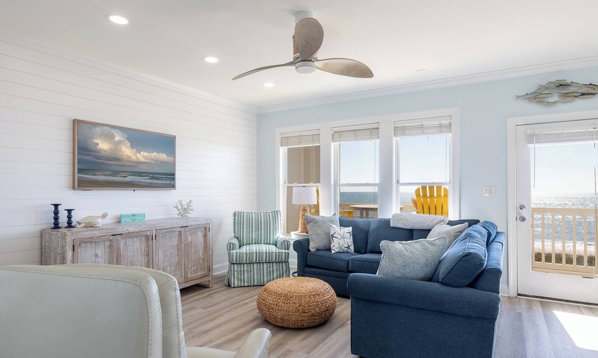 Indian Beach Condo | Ocean Club F204, Oceanfront Condo in Indian Beach, NC!