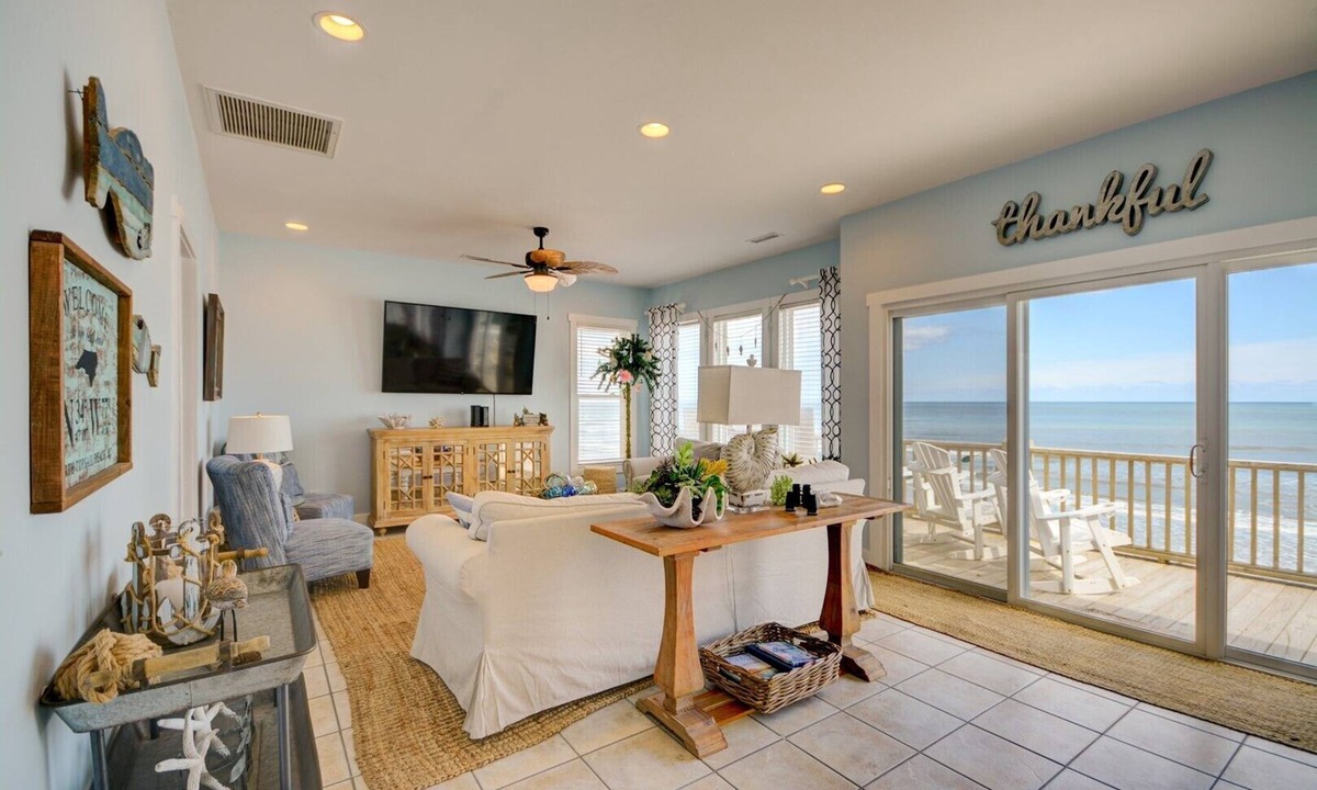 North Topsail Beach House | "Ocean Song" Oceanfront 5 bedroom Home