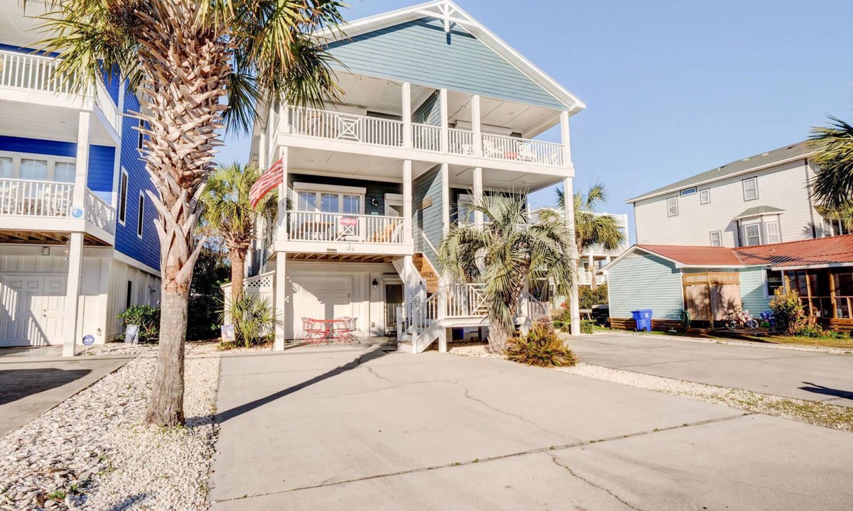 Wilmington Beach House | Ocean View From Both Of Our Decks.at 1218 S Lake Park #2