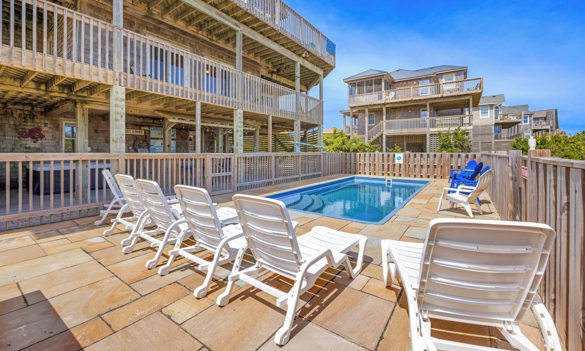 Avon House | Oceanfront Dog Friendly Home w/Pool, Hot Tub, Game Room. Can't Hard-A-Lee Wait!