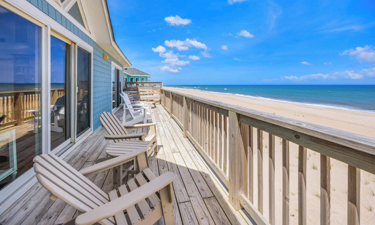 Avon House | Oceanfront Dog Friendly w/Hot Tub, Direct Beach Access, and Community Perks