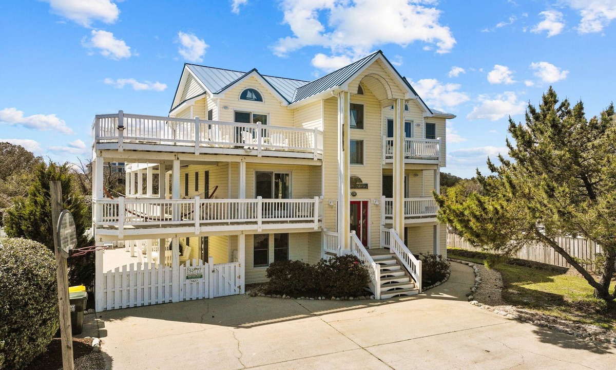 Whalehead Beach House | Oceanside Beauty! Lots of Deck Space. Private Pool. Game Room.