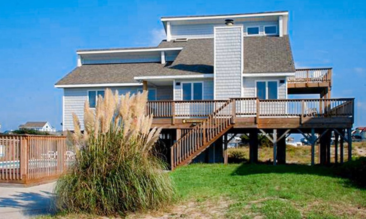 Ocean Hill House | Oceanside home In Corolla with pool, hot tub, & balcony - dog-friendly