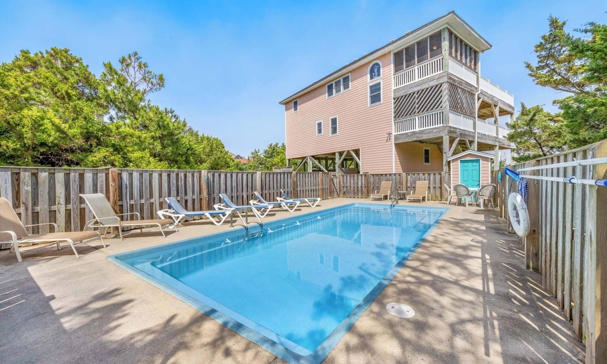 Rodanthe House | Oceanview Home w/Pool, Hot Tub, Game Room, Home Theater, and Easy Beach Access
