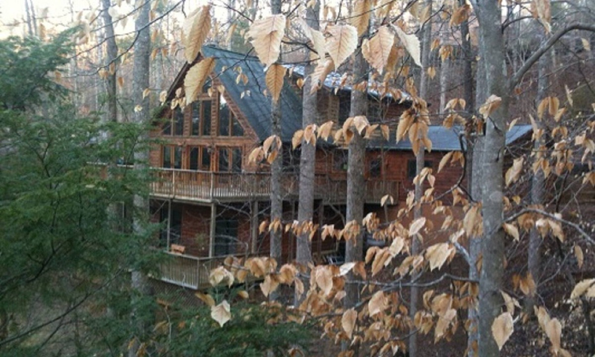 Lake Lure Cabin | OPEN-Stunning, huge, Walk to Lake/BEACH/River/pets!. Canoes/Kayak