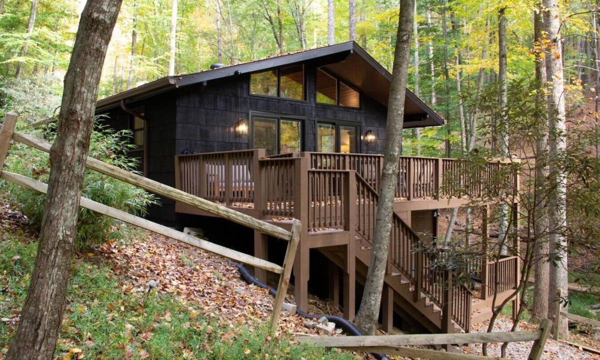 Deep Gap Cabin | Penny Creek Cabin 2 bed 1 bath sleeps 6,Creekside*
