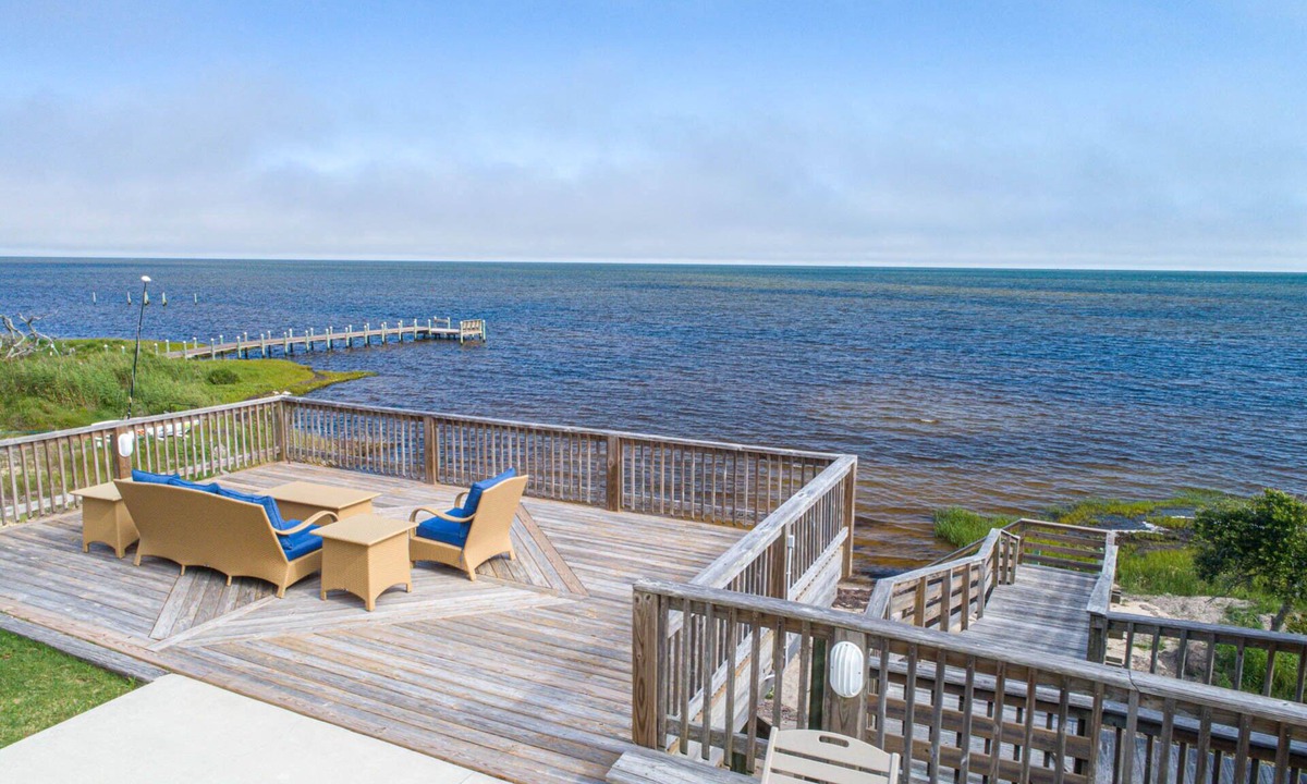 Buxton House | Premier Soundfront Dog Friendly w/Pool, Hot Tub, Elevator, Theater & Game Rooms