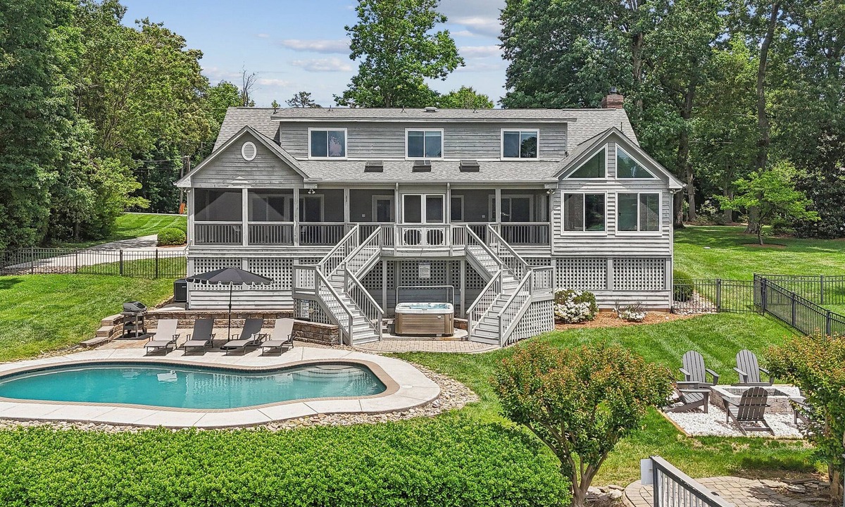 Westport House | Private Waterfront Home with heated pool, hot tub, firepit, kayaks, game room and much more!