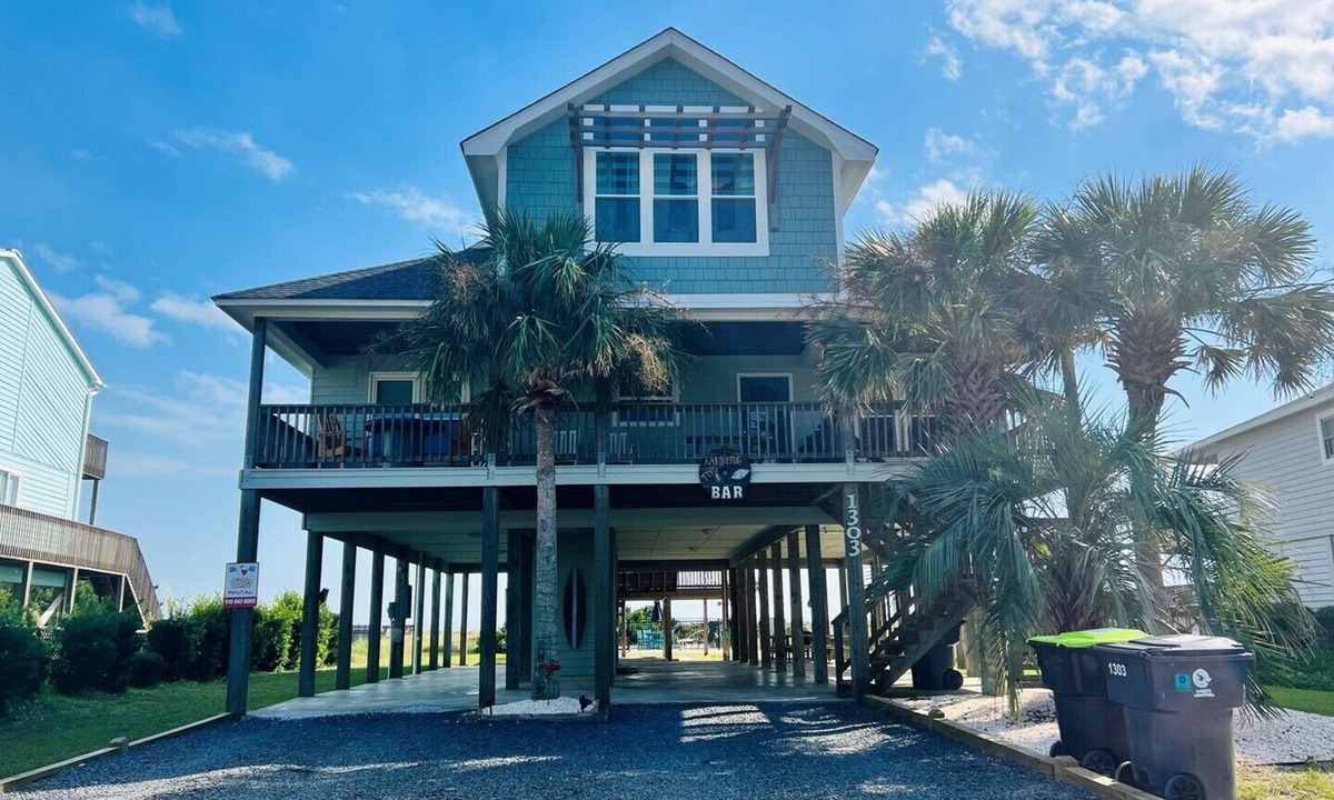 Holden Beach House | Raising the Bar - Oceanfront - Private Pool - Gated Community!