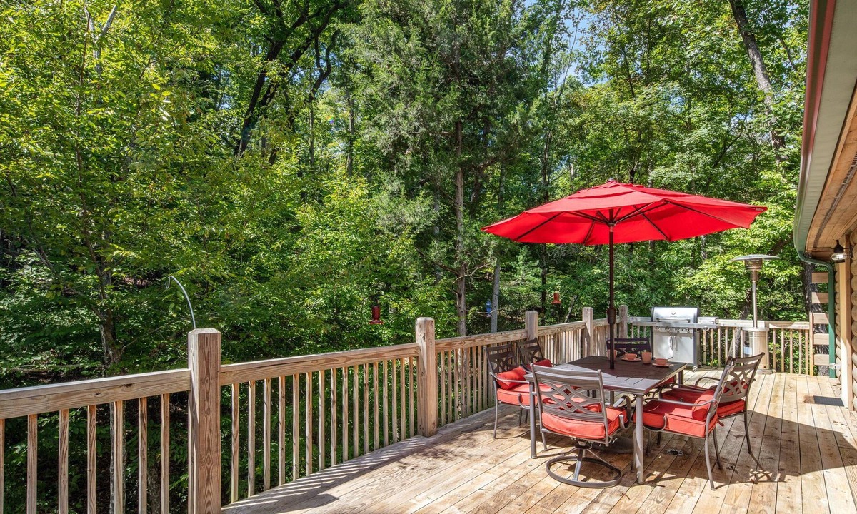 Lake Lure Cabin | Redbird Ridge - Community lake and river access, fire pit, sleeps 8