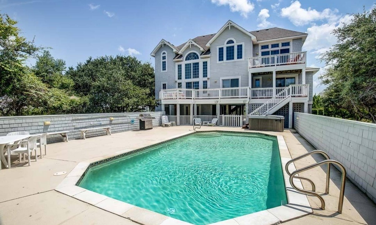Pine Island House | Reflections | 750 ft from the beach | Private Pool, Hot Tub | Corolla