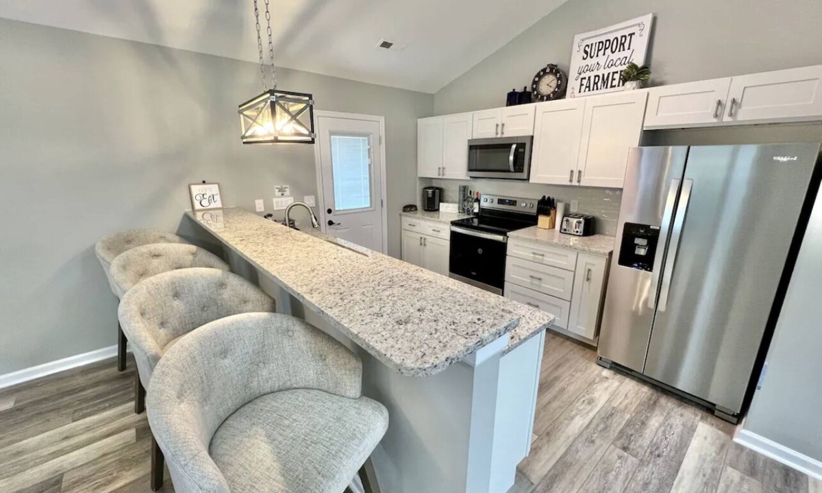 Greensboro House | Relax in an inviting Boho Bungalow inspired home! Near DT GSO